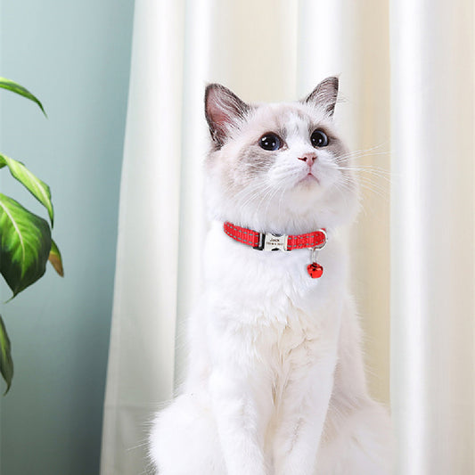 Personalized Reflective Cat Collar