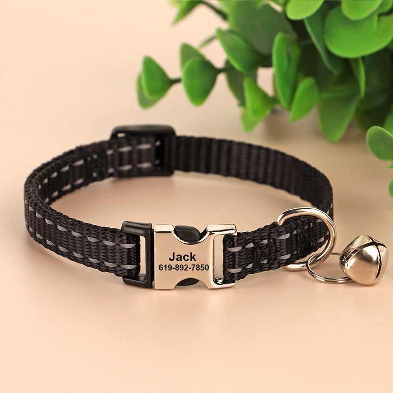 Personalized Reflective Cat Collar